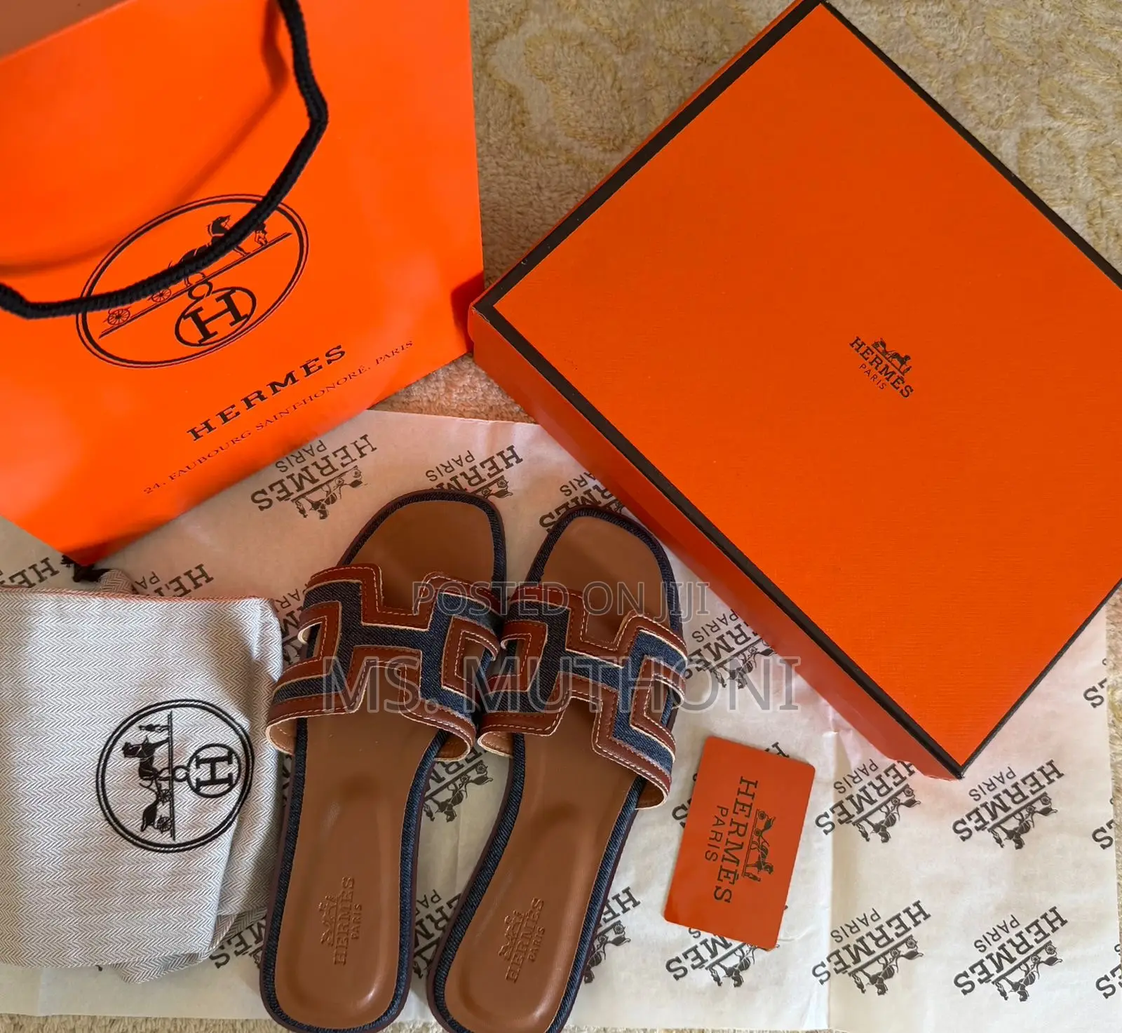 Hermès Oran Sandals ( Boxed )