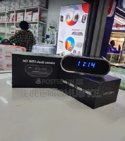 Hidden Camera Table Clock - Secret Wifi Surveillance With App