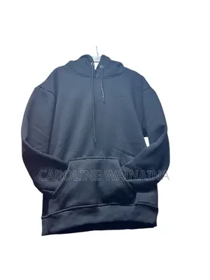 Fashion Black Hoodie-Plain