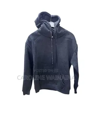 Plain Dark Grey Hoodie