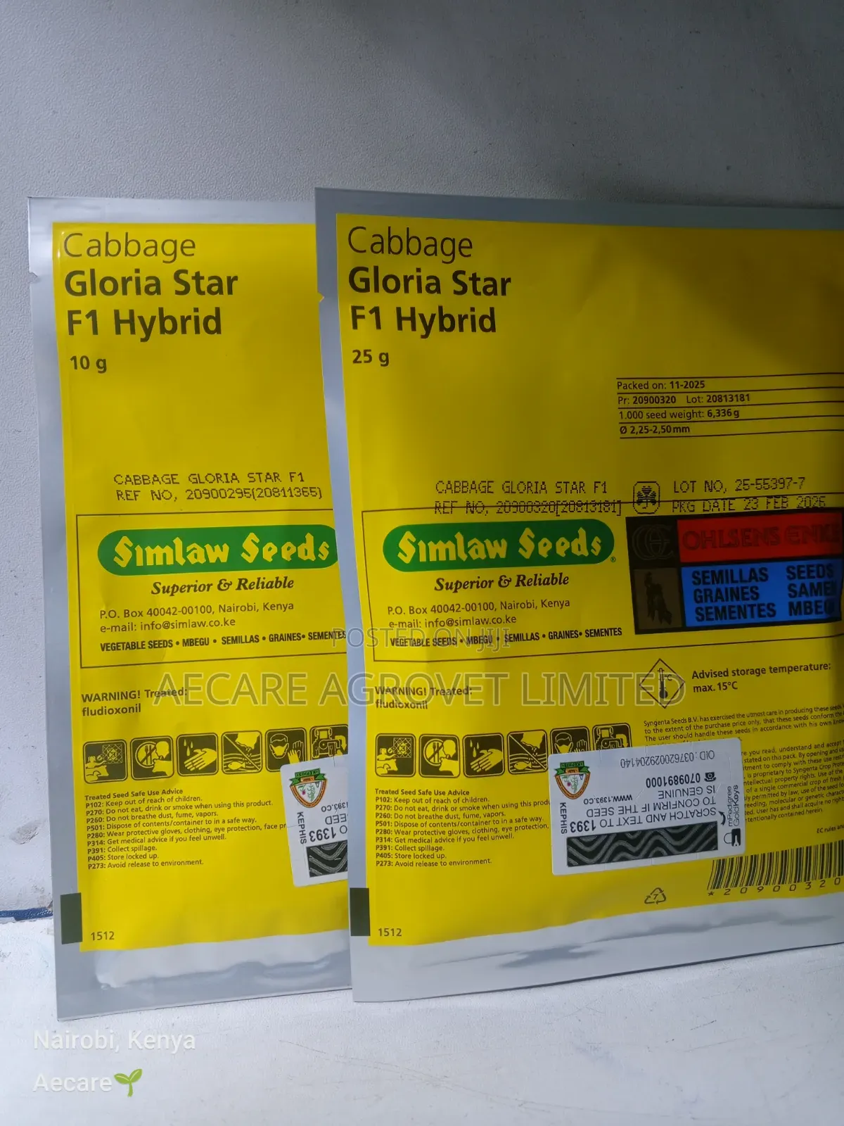 Cabbage Gloria Star F1 Hybrid 10g, 25g