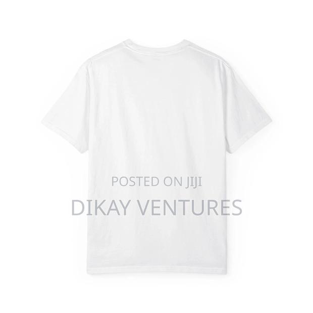 White T-Shirt Printed With Kenyan Flag - thumbnail 2