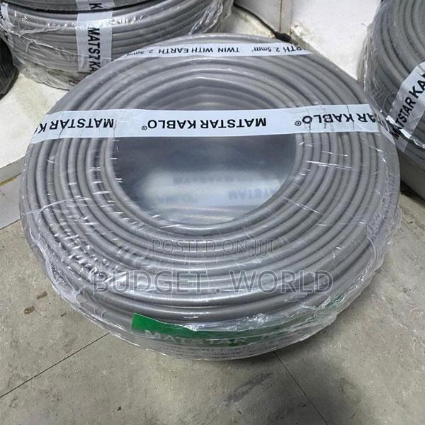 Mat Star 2.5mm Twin and Earth Electrical Cable 90 Metres 3 Core PVC In