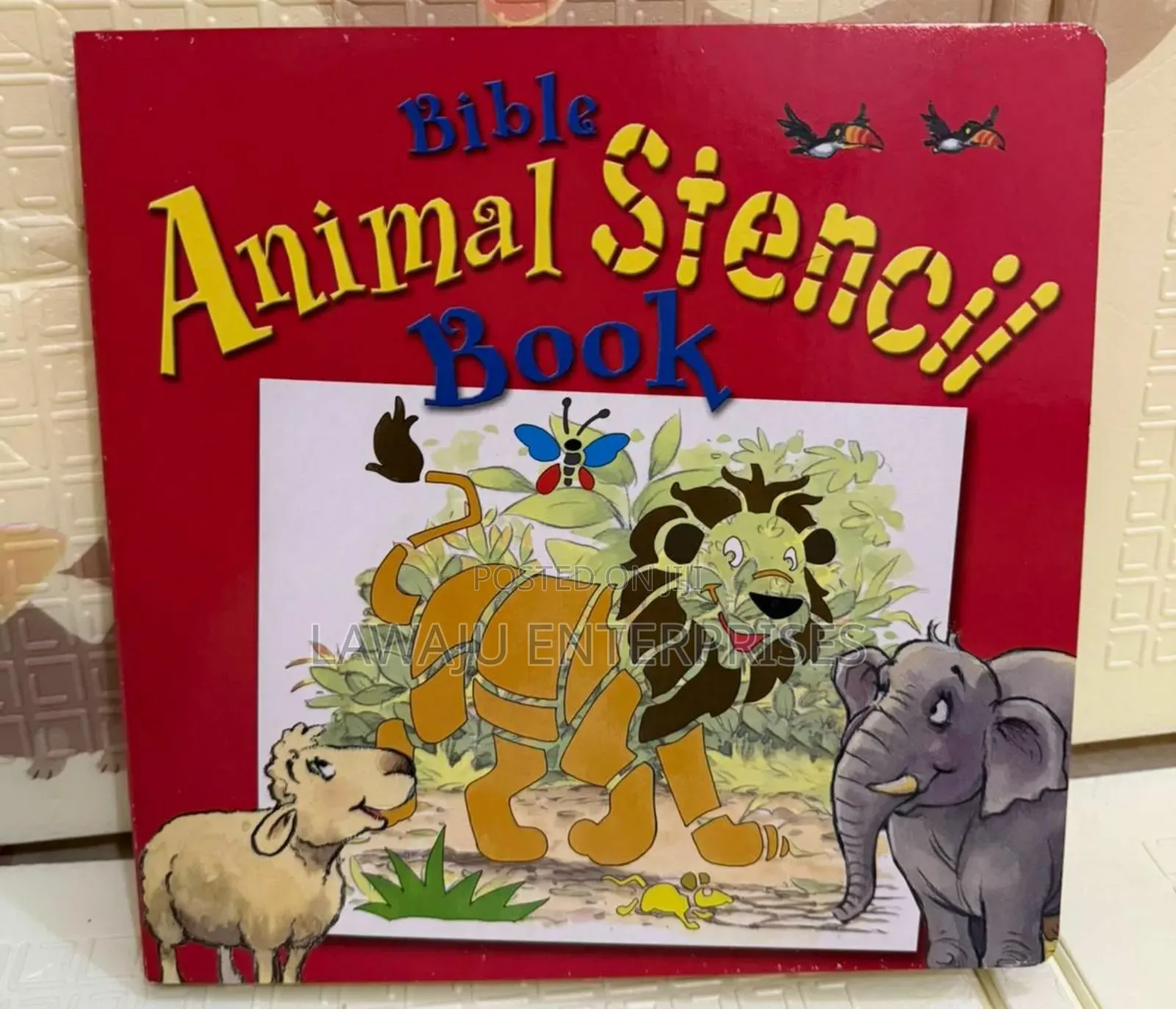 Animal Stencil Bible Book