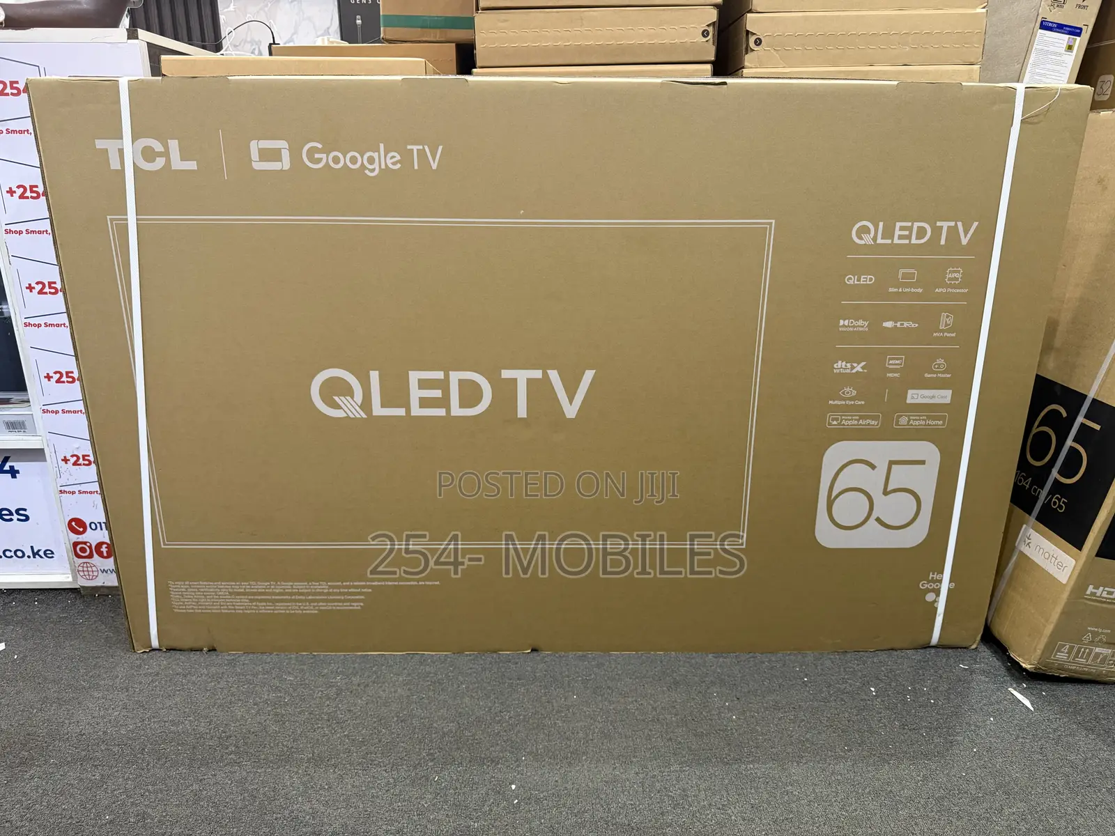 TCL 65′′ T6d Qled HDR Smart Google TV – 65t6d (New 2026 Model)