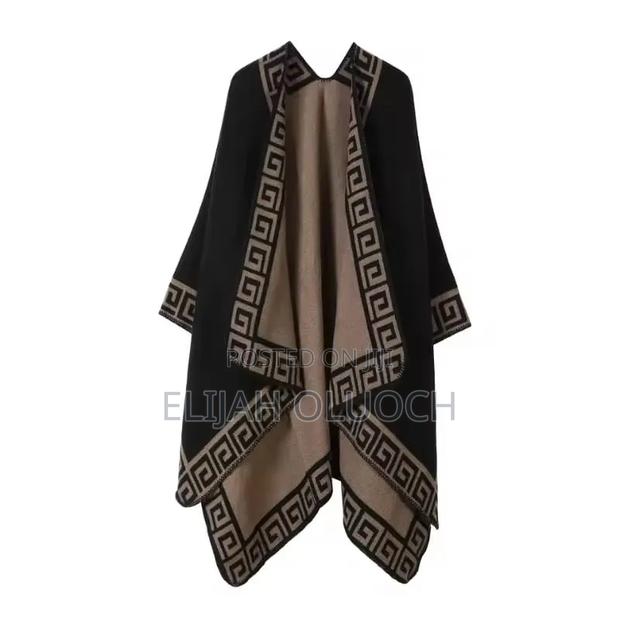 Women's Wrap Shawl/Poncho - thumbnail 3