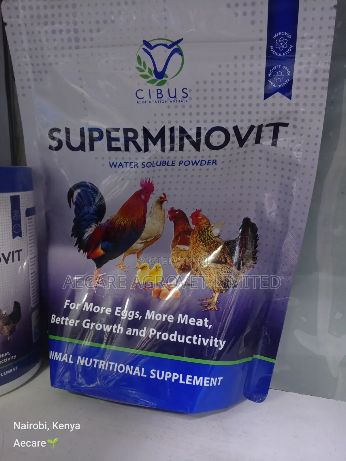 Superminovit Poultry Nutritional Supplement 30g, 100g, 500g, 1kg
