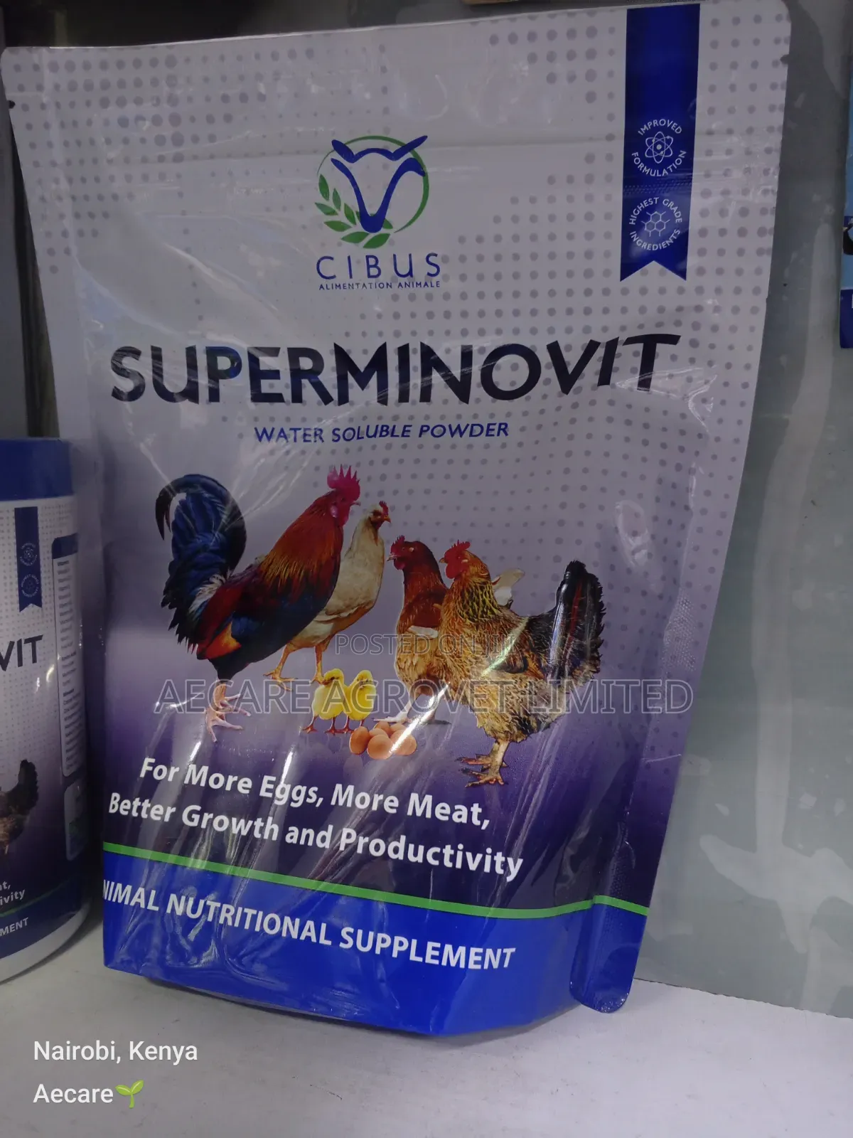 Superminovit Poultry Nutritional Supplement 30g, 100g, 500g, 1kg