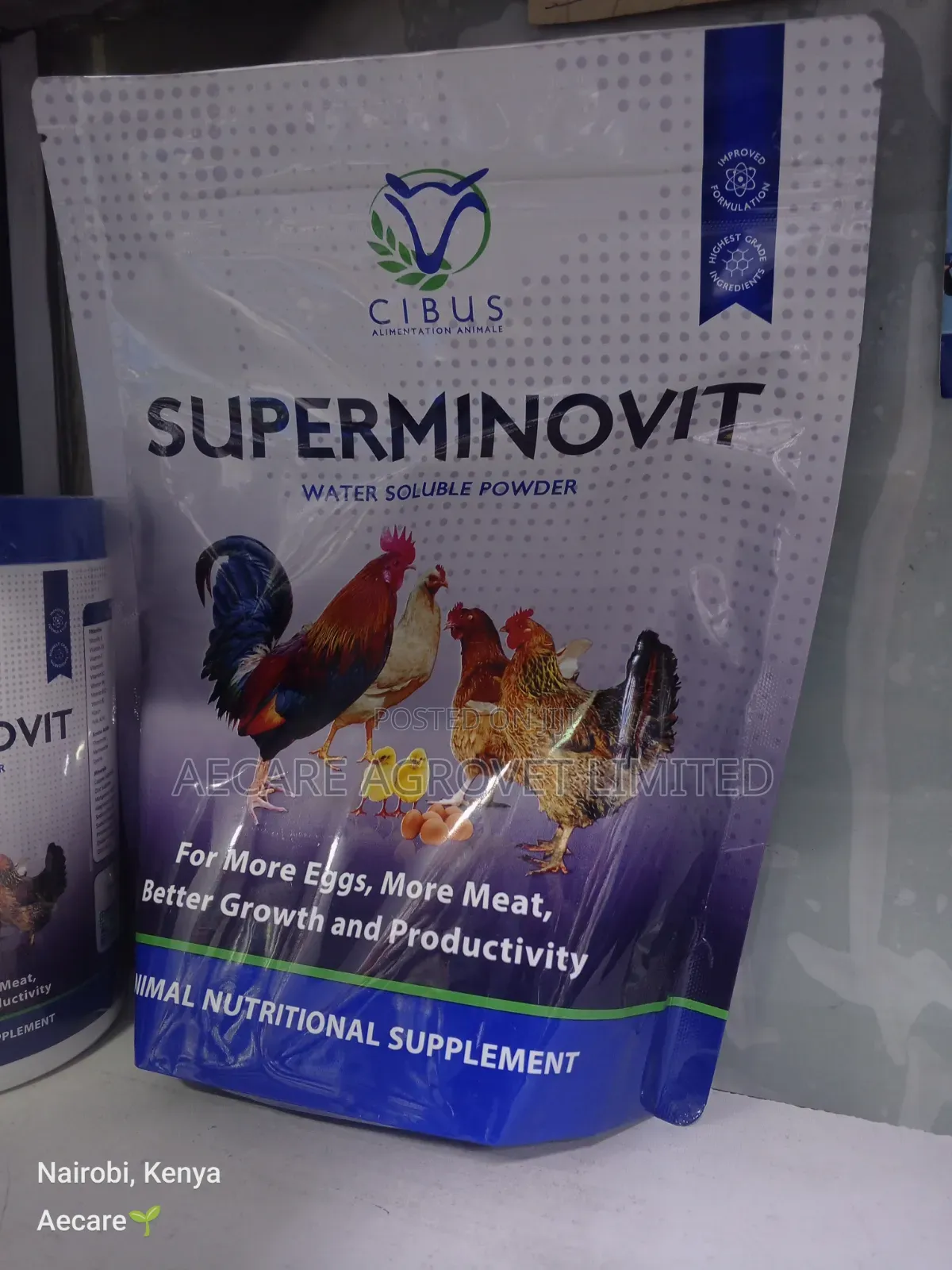 Superminovit Poultry Nutritional Supplement 30g, 100g, 500g, 1kg