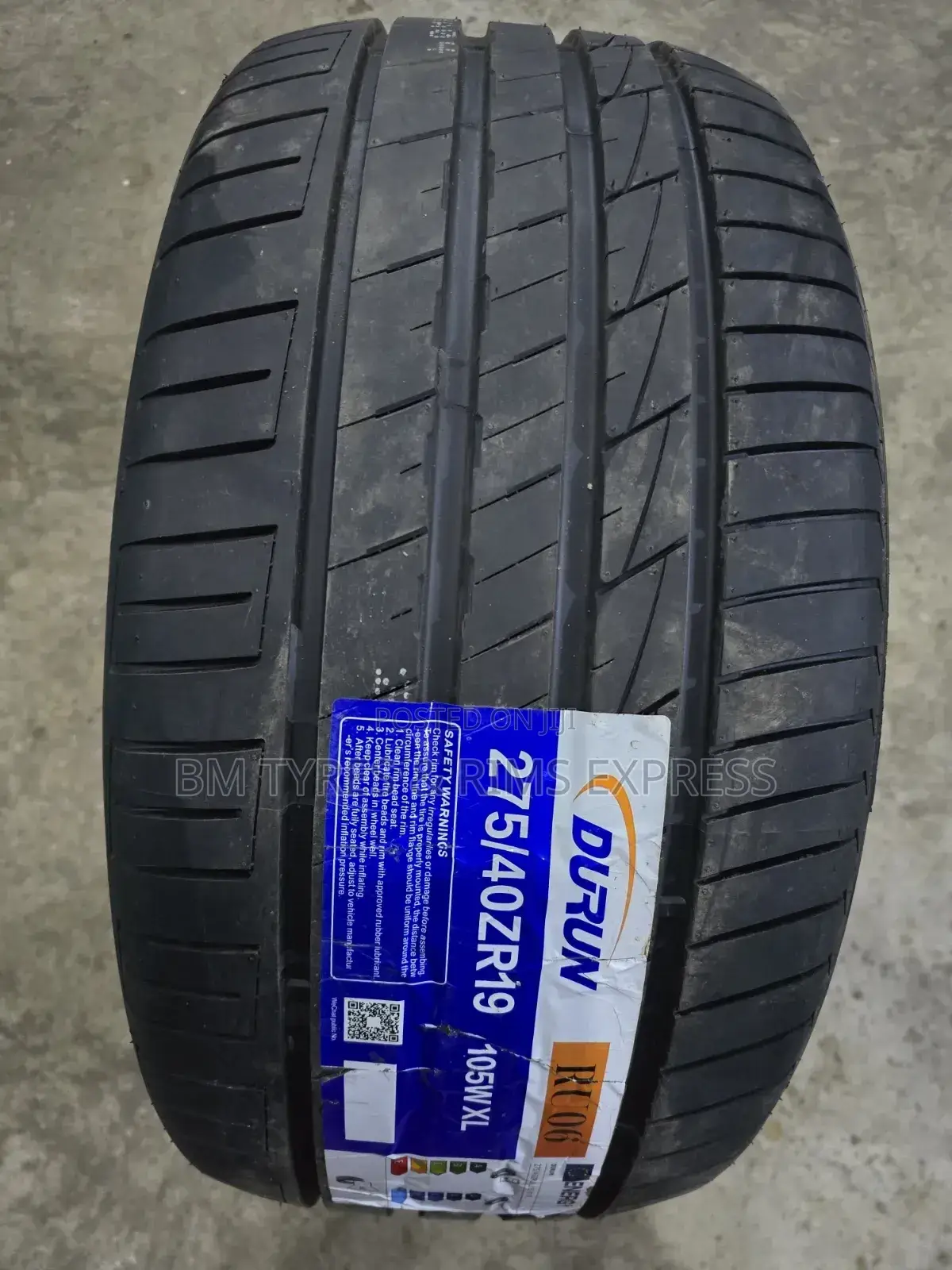 275 /40 R19 Durun (Ru06)