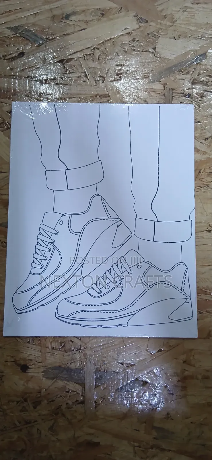 Paint Canvas Panels Shoes