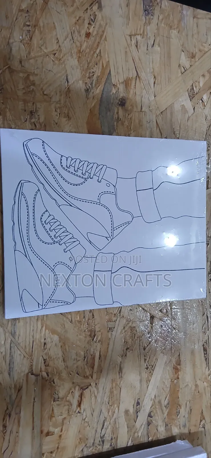 Paint Canvas Panels Shoes