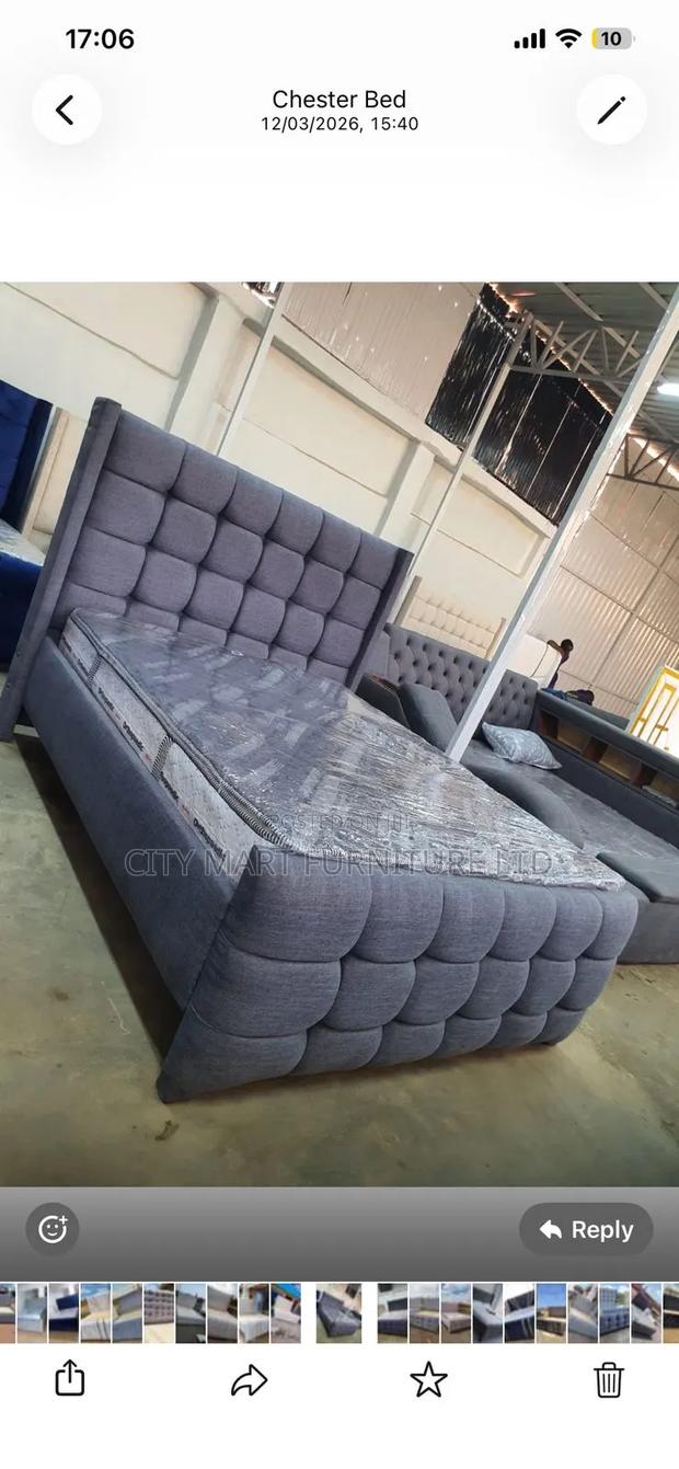 Chester Bed 5 by 6( Free Delivery)