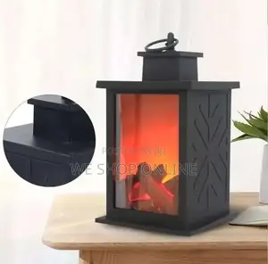 Led Portable Fireplace Lantern