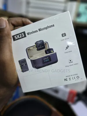 Sx23 Wireless Microphone – Clear Sound for Vlogs Interviews 
