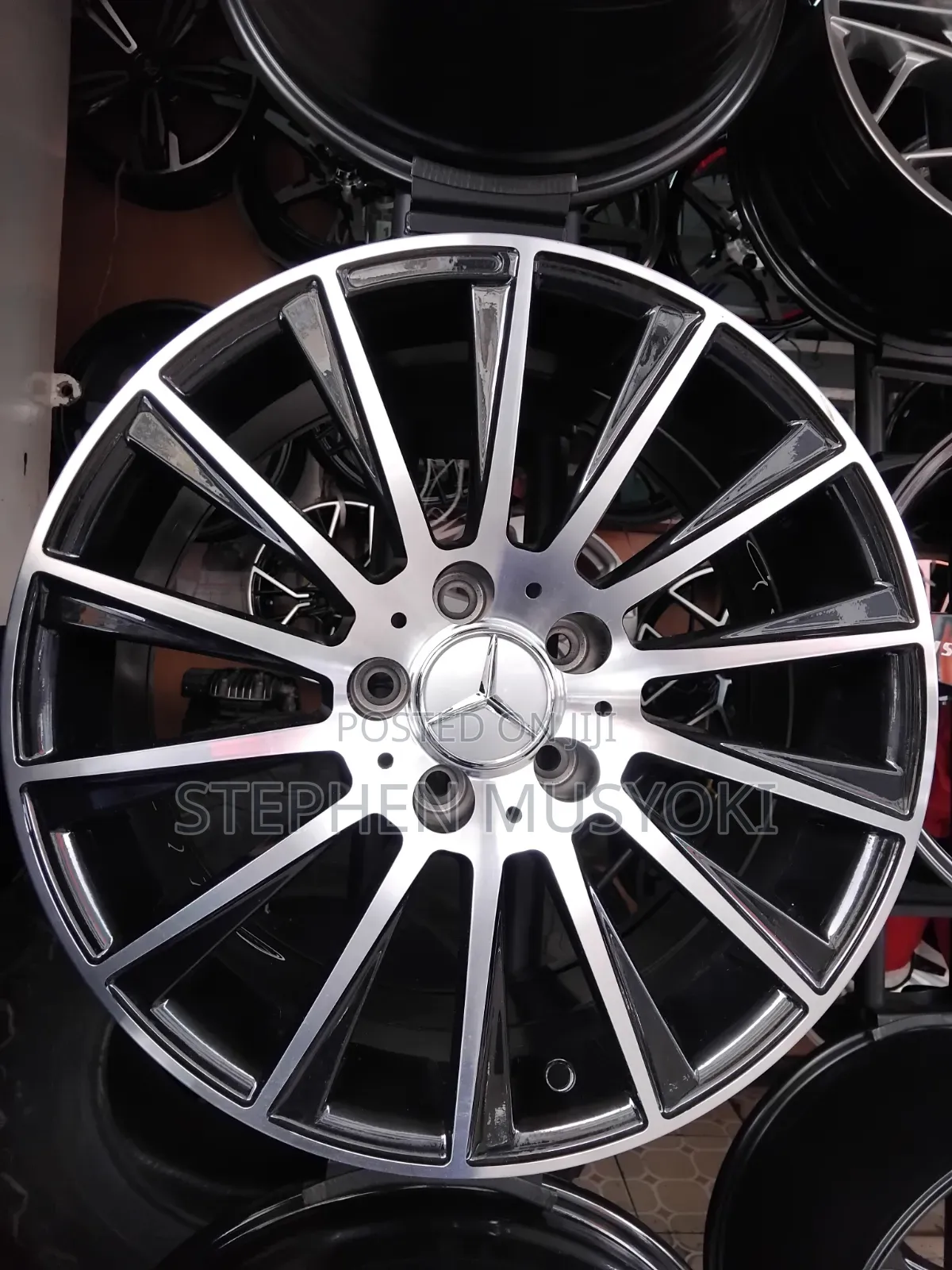 Blacksilver Benz E250 Size 16,17,18inch Rims