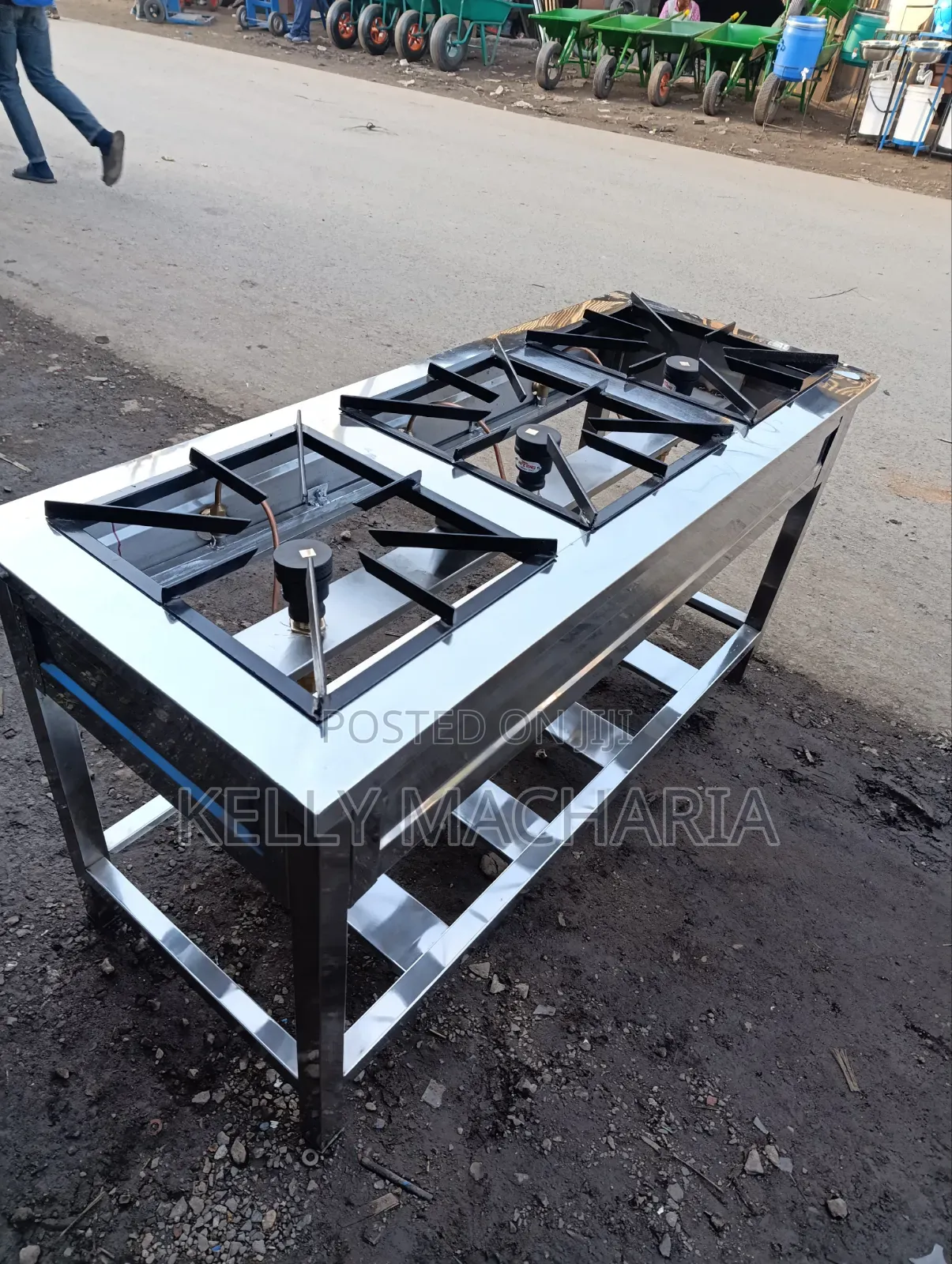 Stainless Three Burner Gas Jikos/78