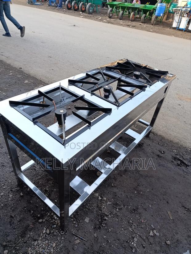 Stainless Three Burner Gas Jikos/78