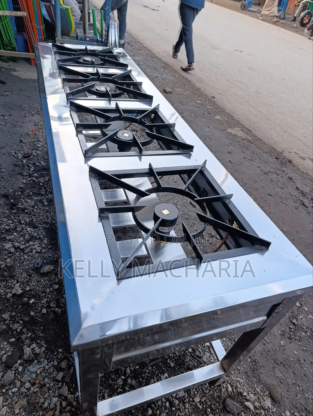 Stainless Three Burner Gas Jikos/78