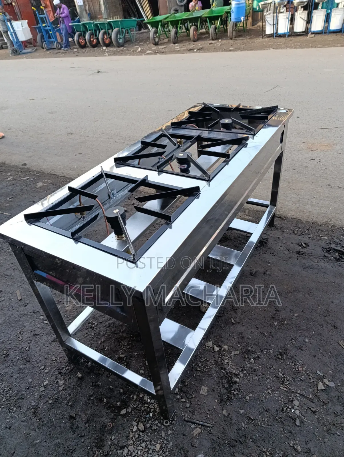 Stainless Three Burner Gas Jikos/78