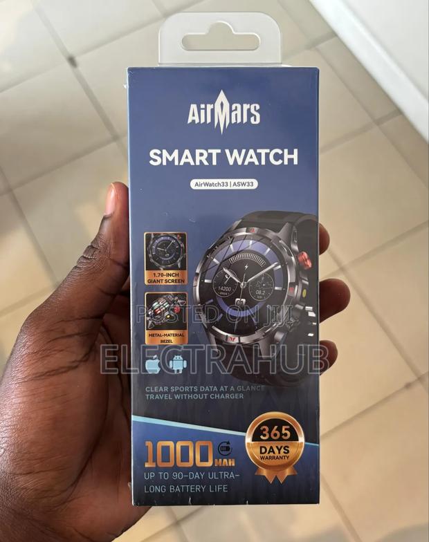 Airmars Asw33 Smartwatch 1000mah