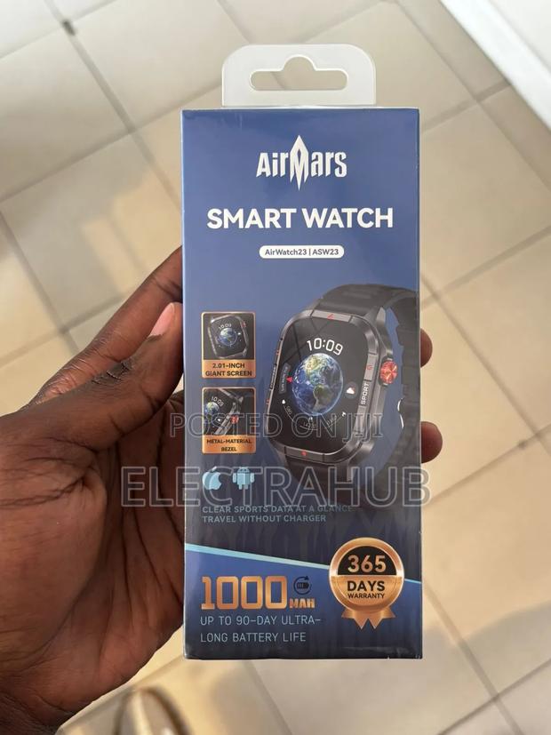 Airmars Asw23 Smartwatch 1000mah Brand New Sealed - main view