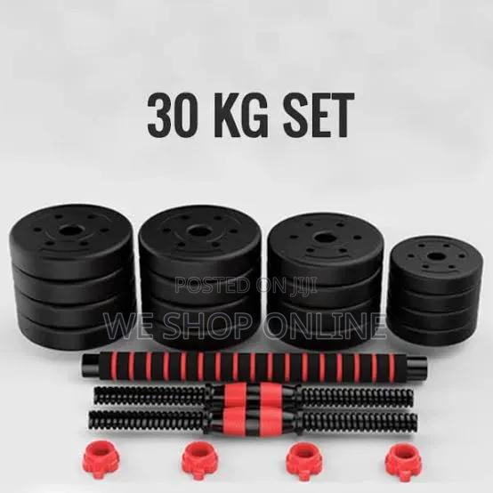 30kg PVC Dumbbell Set - main view