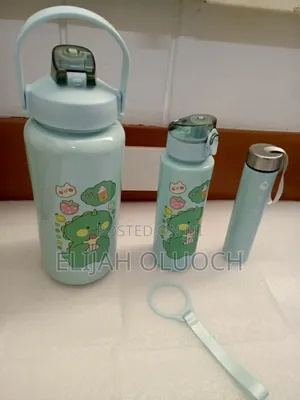 3 in 1 Tomato Motivational Water Bottles Set