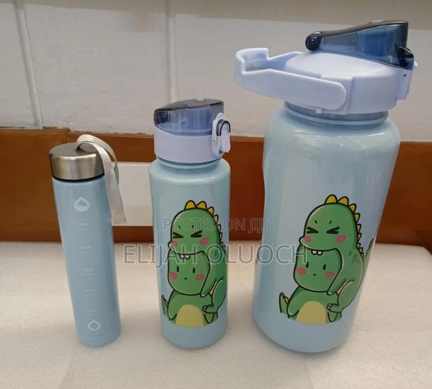 3 in 1 Tomato Motivational Water Bottles Set - thumbnail 2