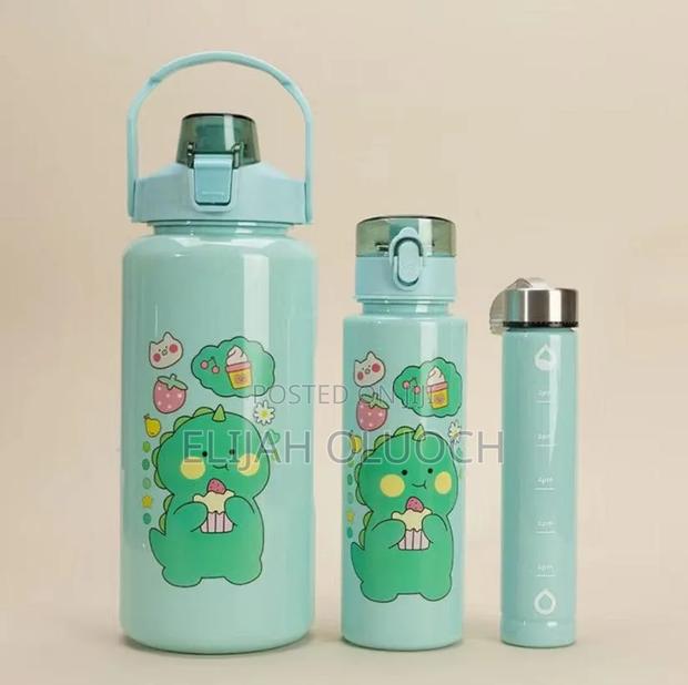 3 in 1 Tomato Motivational Water Bottles Set - thumbnail 4