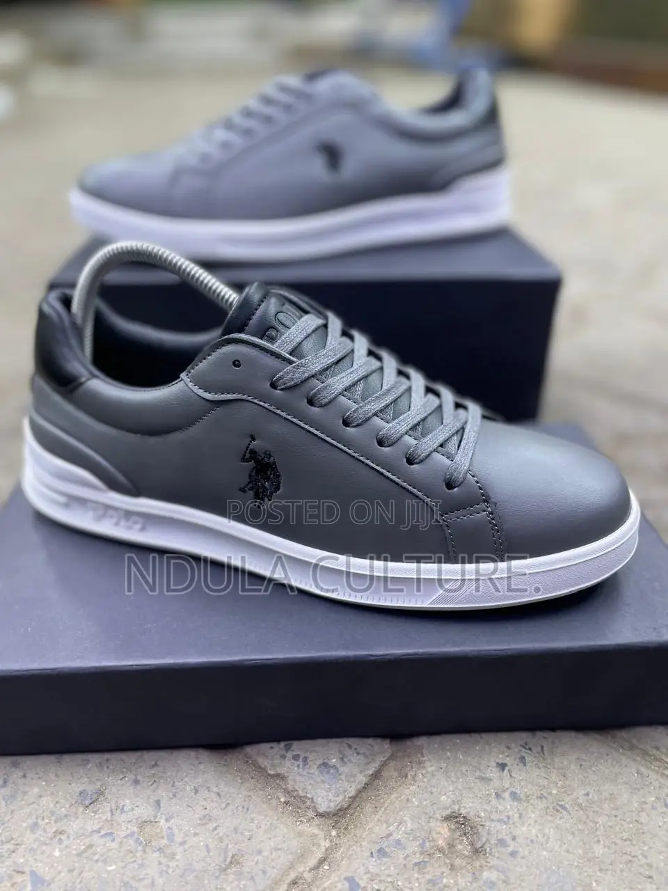 Polo Ralph Lauren Heritage Aera Suede-Paneled Trainer.