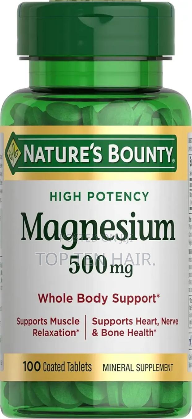 Nature's Bounty Magnesium, Mineral Supplement.