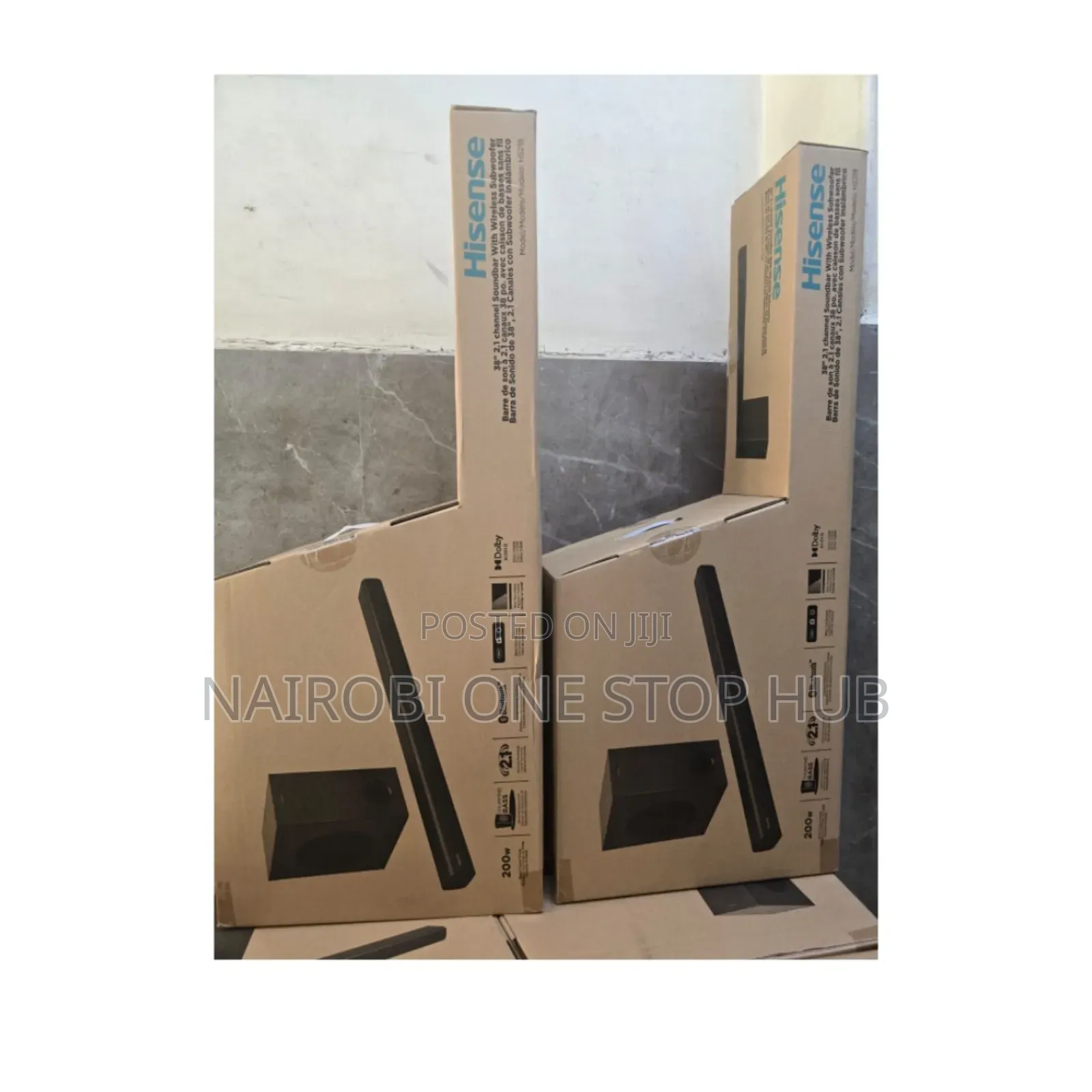 Hisense Soundbar 
200 Watts Hisense Soundbar 2.1ch Channel Hs218