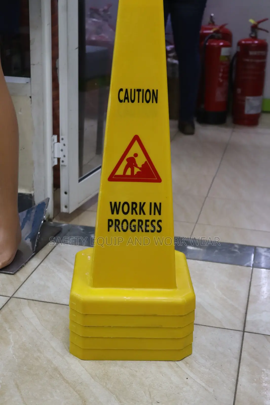 Work In Progress Caution Sign