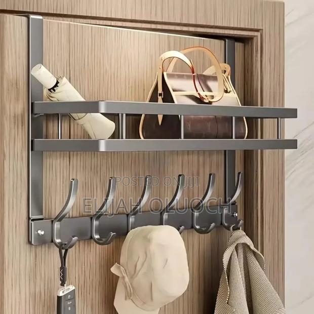 Over the Door Multipurpose Hanger With Hooks - thumbnail 4