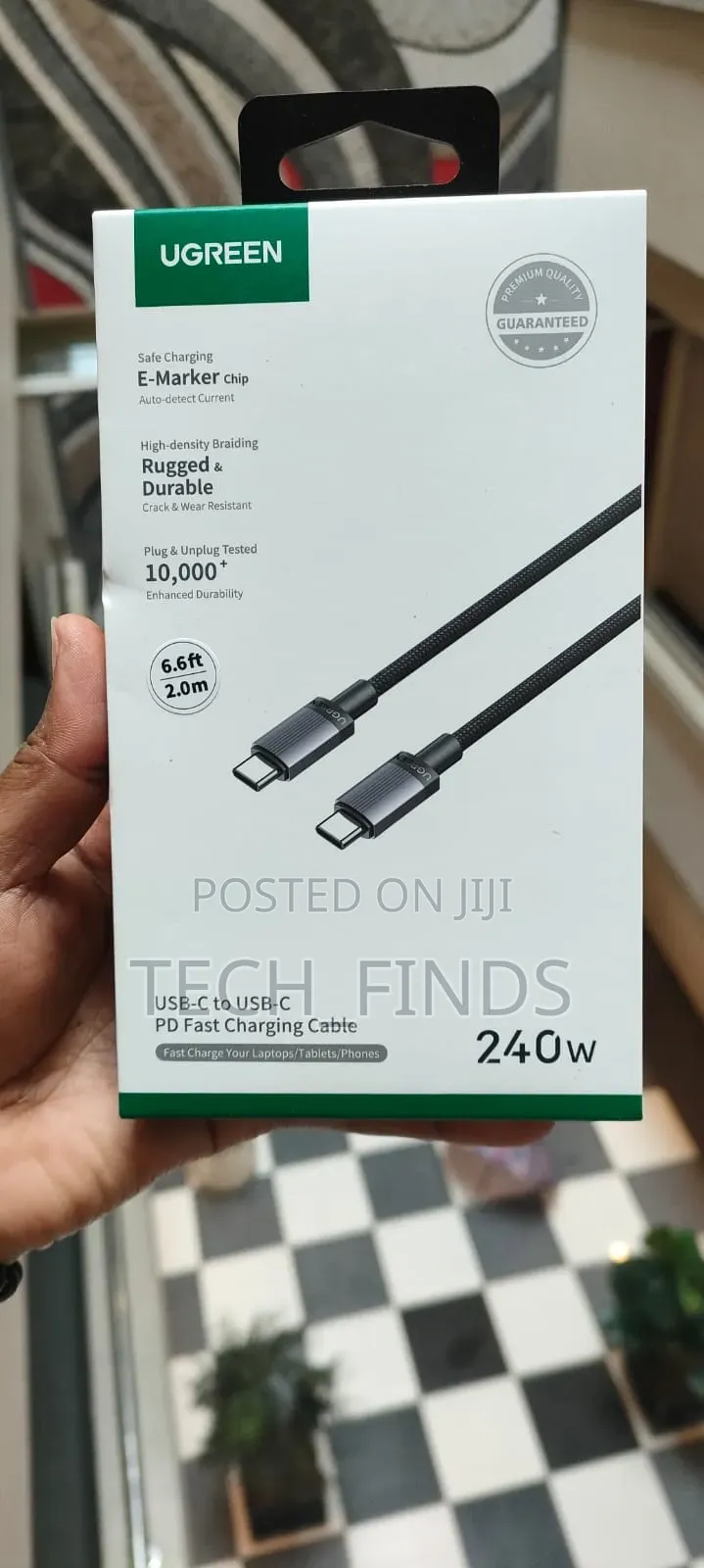 Ugreen Usb-C to Usb-C Pd Fast Charging Cable 240w Max 2m - L532