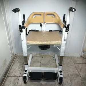 Manual Patient Transfer Chair With Commode