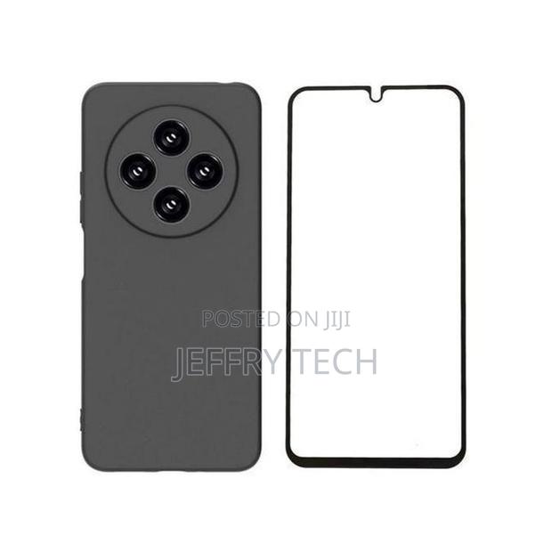Silicon Back Case With Screen Protector for Redmi 14c /