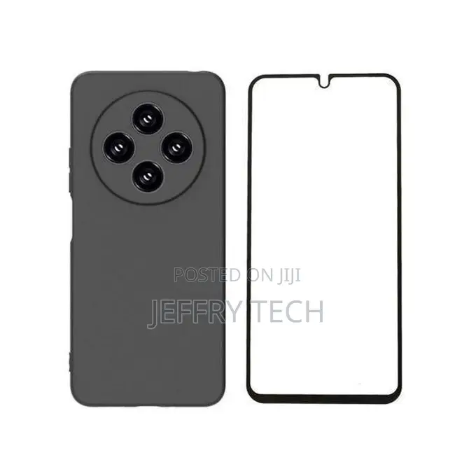 Silicon Back Case With Screen Protector for Redmi 14c /