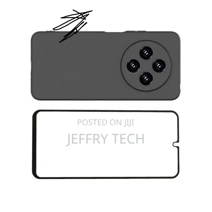 Silicon Back Case With Screen Protector for Redmi 14c /