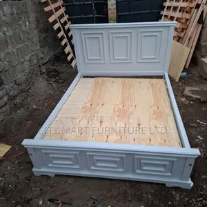 5 by 6 Wooden Bed(Free Delivery)