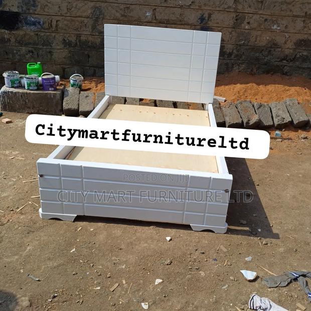 5 by 6 Wooden Bed(Free Delivery