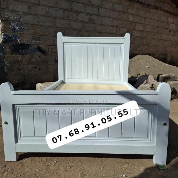 4 by 6 Wooden Bed(Free Delivery