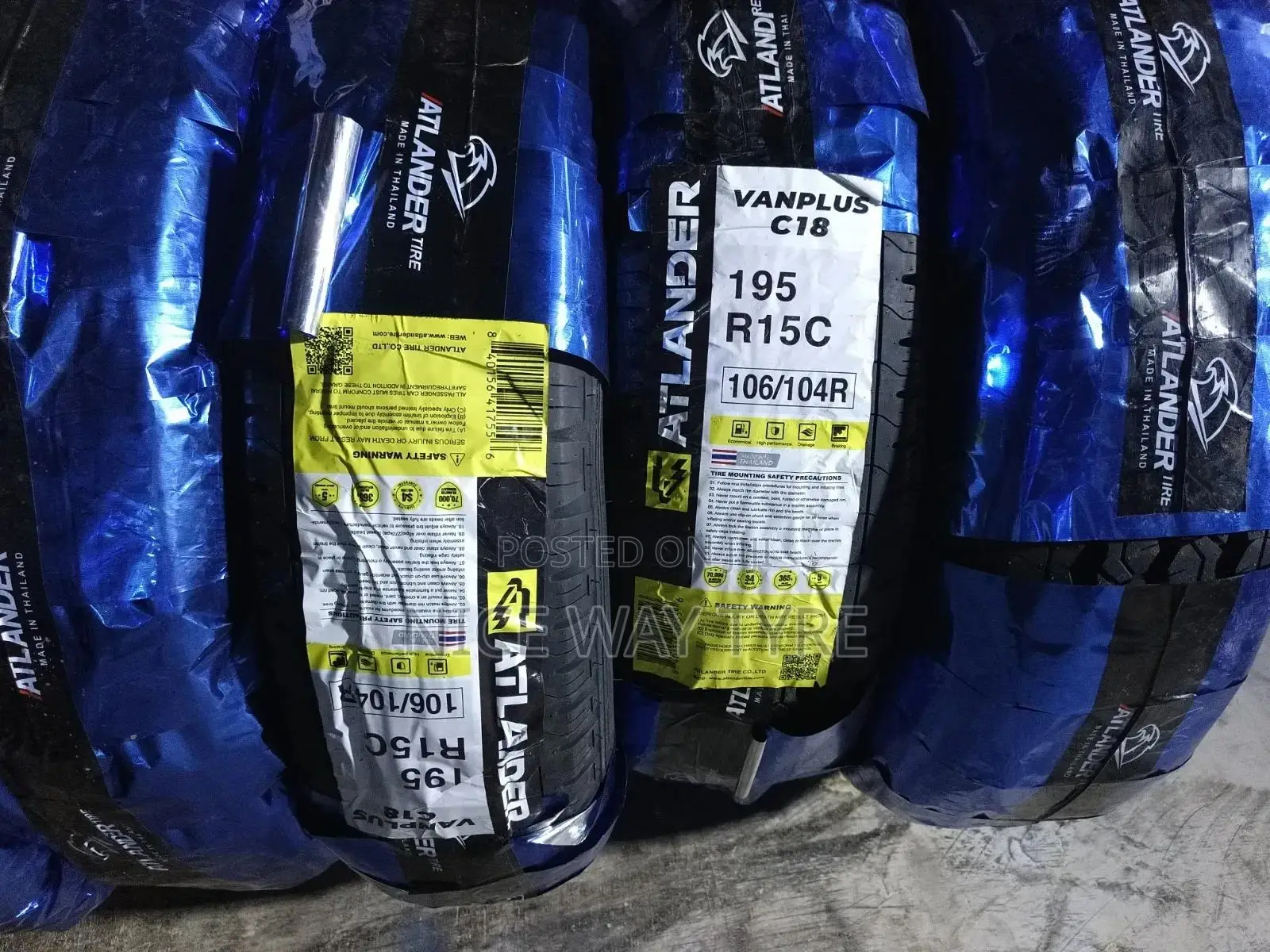 195r15c Made in Thailand