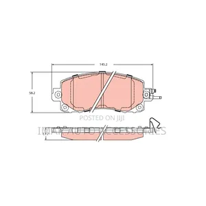 Subaru Front Brake Pad 26296fl032 | Impreza, Crosstrek Forester 2017