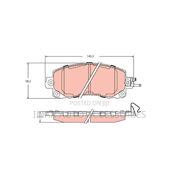 Subaru Front Brake Pad 26296fl032 | Impreza, Crosstrek Forester 2017 - thumbnail 3