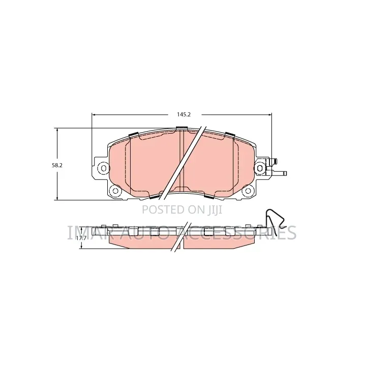 Subaru Front Brake Pad 26296fl032 | Impreza, Crosstrek Forester 2017