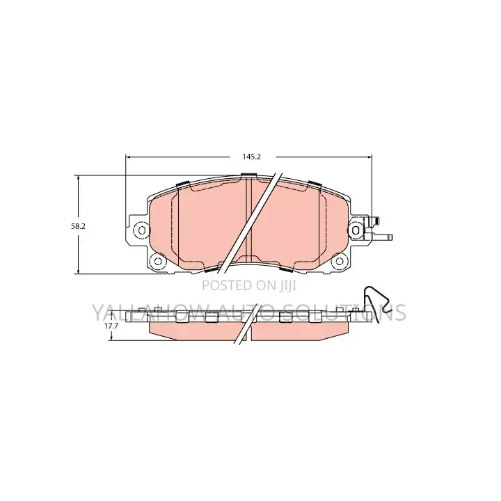 Subaru Front Brake Pad 26296fl032 | Impreza, Crosstrek Forester 2017