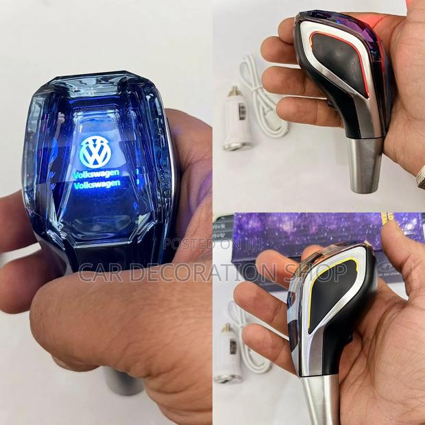 Luxurycar Interior Decoration Touch Activate Volkswagen Logogear Knob