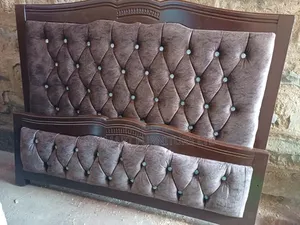 5 by 6 Wooden Bed(Free Delivery